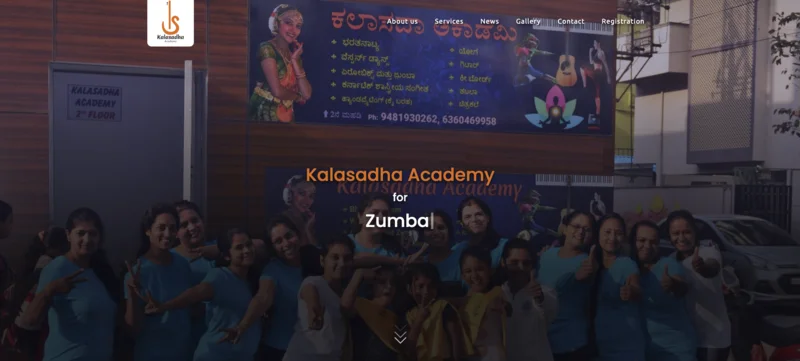 Kalasadha Academy — Education - TYPO3 Website, SEO & Branding screenshot
