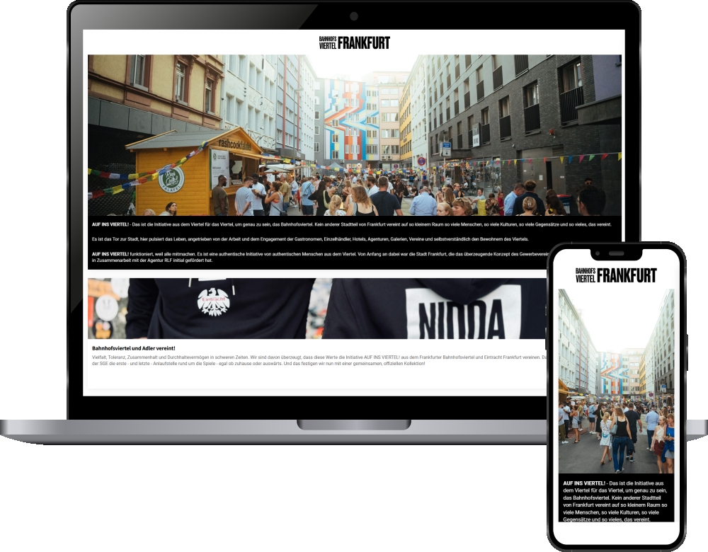 Viertel app screenshot